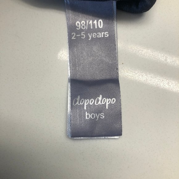 Children's Dopo Dopo gray racoon fleece gloves, 2-5 yrs. - Picture 5 of 5